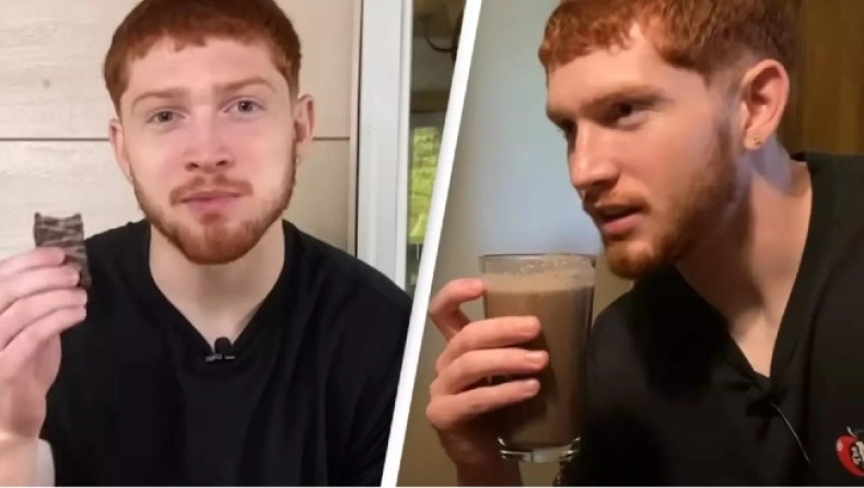 Youtuber ζούσε μόνο με μπάρες πρωτεΐνης για μια εβδομάδα dfggggggfd