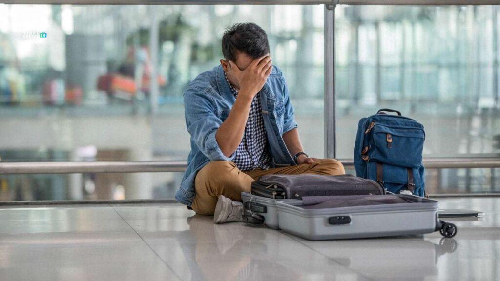 man luggage open airport lost item hero mp89Ma1bL9CwL11E Viral Greece