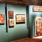 art pieces of art on display