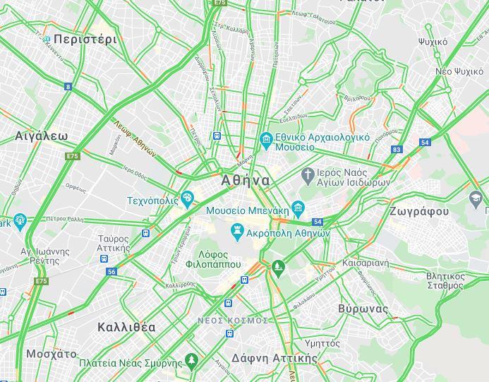 Κυκλοφοριακό «κομφούζιο» στην Αττική Οδό και τον Κηφισό