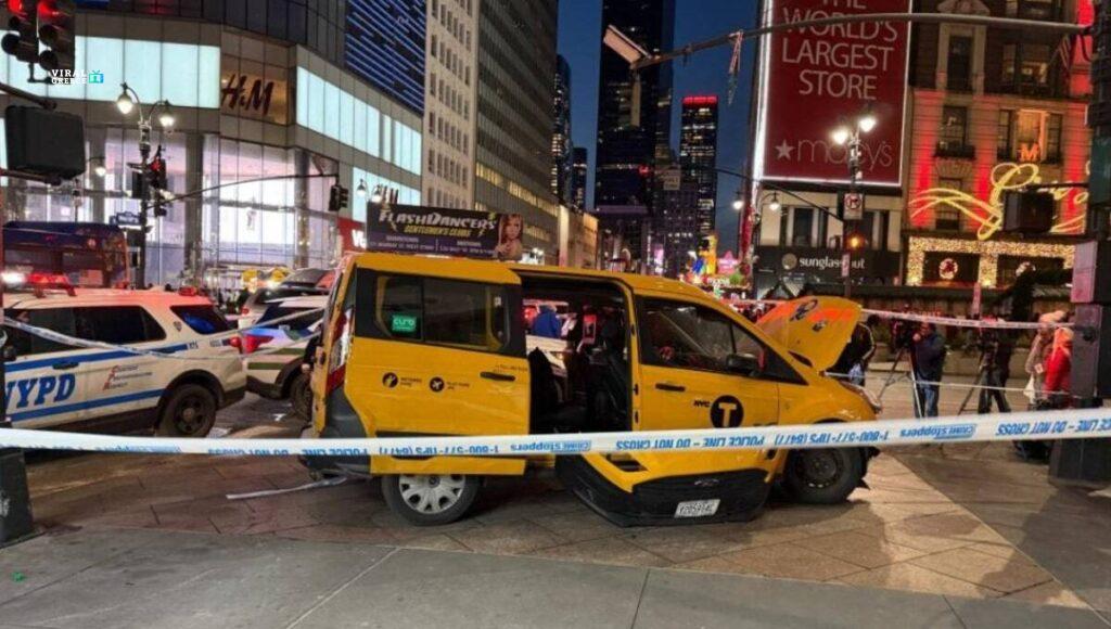 Ταξί Παρέσυρε Έξι Πεζούς στο Κέντρο του Μανχάταν: Τραυματίστηκε 9χρονο Αγόρι