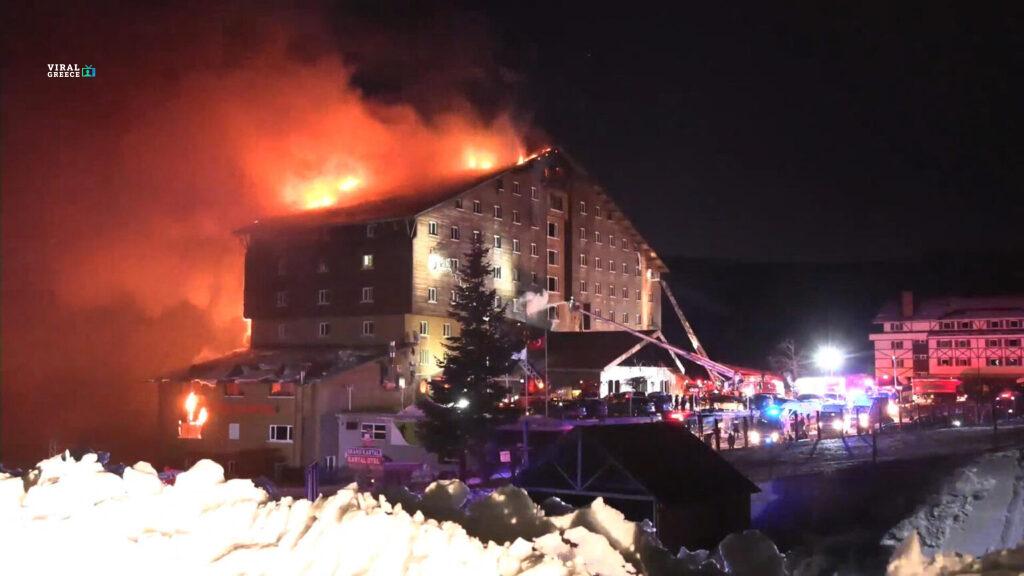 TURKEY FIRE TOURSIM Viral Greece