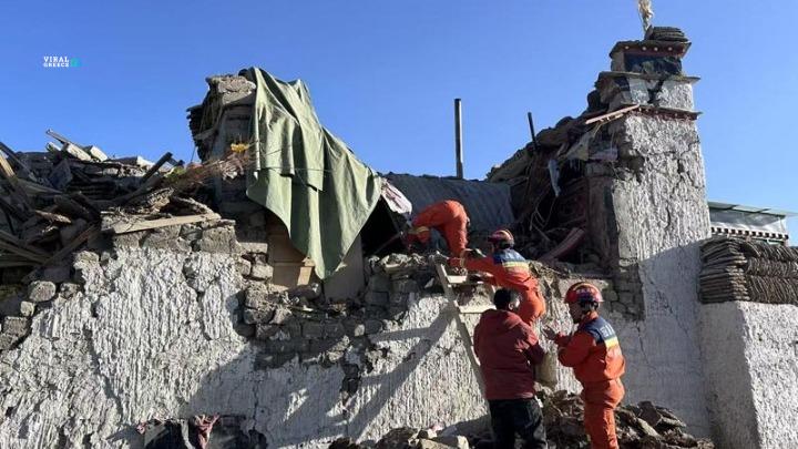 Ισχυρός σεισμός 7,1 βαθμών στο Θιβέτ: 95 νεκροί και δεκάδες τραυματίες w07-102039CHINAEARTHQUAKE