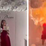 Βιετνάμ: Μπαλόνια εκρήγνυνται στο πρόσωπο γυναίκας κατά τη διάρκεια γενεθλίων ( VIDEO )