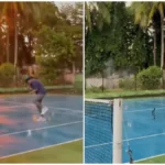 TikToker γλιτώνει από κεραυνό την ώρα που παίζει τένις  ( VIDEO )
