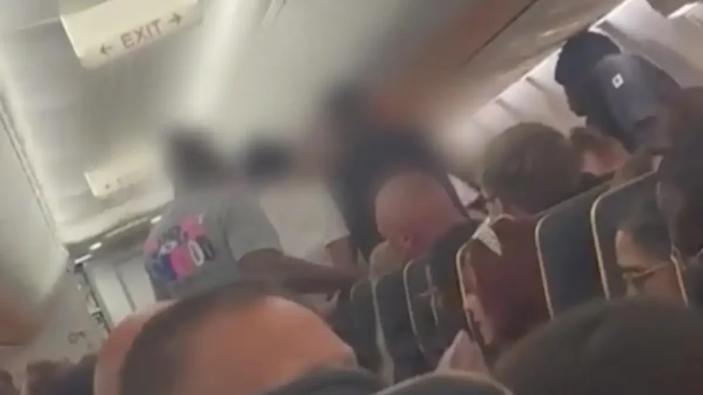 Αναστάτωση σε πτήση: Επιβάτης αρνήθηκε να καθίσει και χρειάστηκε να τον δέσουν ( VIDEO )