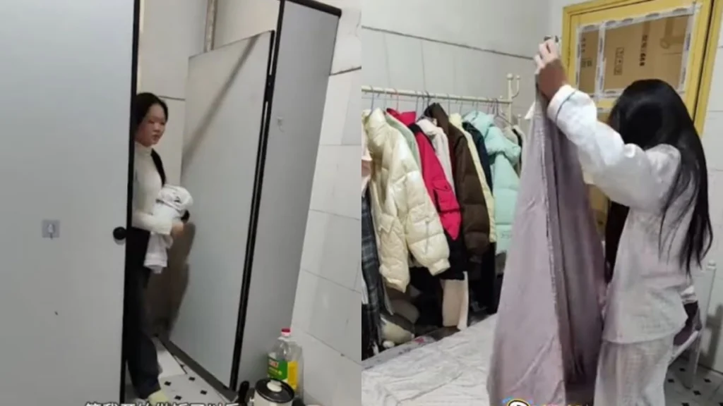 Νεαρή Κινέζα ζει σε τουαλέτα εργοστασίου για να εξοικονομήσει χρήματα ( VIDEO )