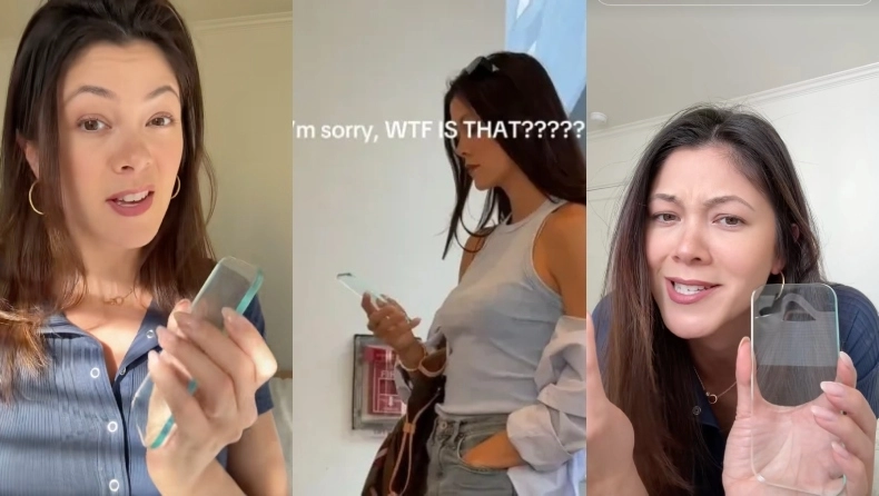 Viral με «διάφανο κινητό» στο TikTok: Δεν είναι iPhone, είναι… ιδεολογία ( VIDEO )