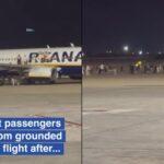 Σκηνές πανικού σε πτήση της Ryanair: Επιβάτες πήδηξαν από τα φτερά – Σοβαρά τραυματισμοί μετά από ψευδή συναγερμό φωτιάς ( VIDEO )