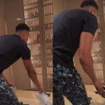 Ο Γιάννης Αντετοκούνμπο τα βάζει με… κατσαρίδα σε live βίντεο ( VIDEO )