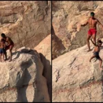 Viral βίντεο YouTuber προκαλεί αντιδράσεις: Έριξε τον 7χρονο γιο του από βράχο για να ξεπεράσει τον φόβο του