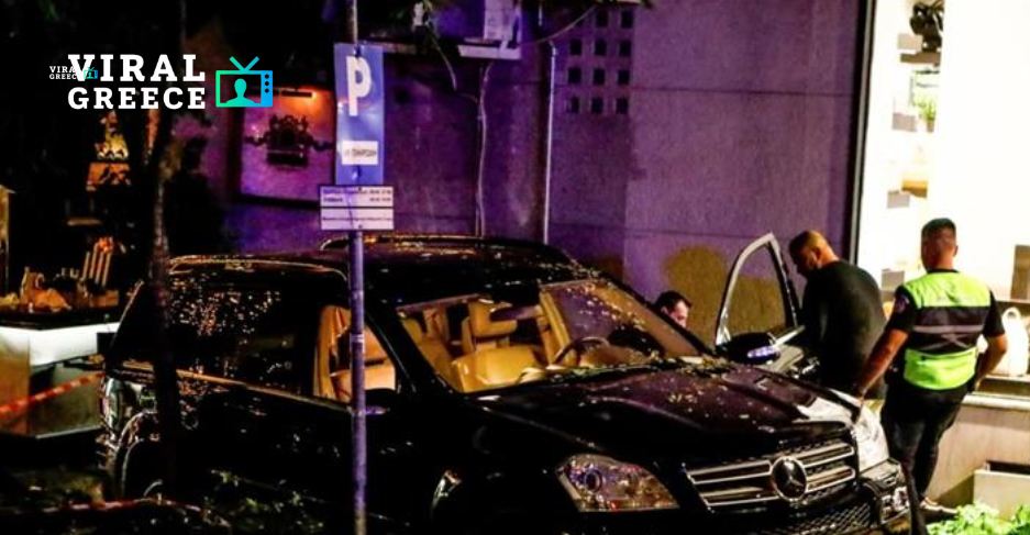 Καρέ-καρέ το ατύχημα του Σαββάτου στο Κολωνάκι: SUV έπεσε πάνω σε θαμώνες ( VIDEO )