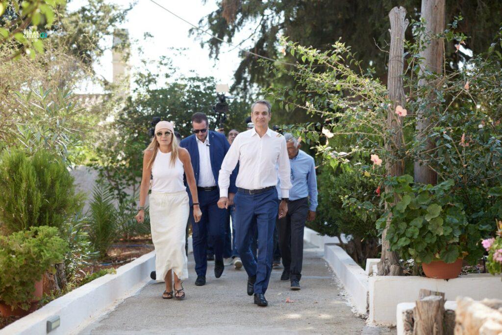 Μυκονιάτικη απόδραση για τον Κυριάκο Μητσοτάκη και τη Μαρέβα, καλεσμένοι της οικογένειας Θεοχαράκη