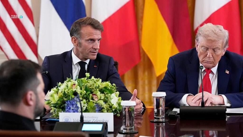 «Τραμπ σε Μακρόν: Ο Πούτιν θέλει συμφωνία μαζί μου» – Ο ψίθυρος που κατέγραψε μικρόφωνο στο Λευκό Οίκο ( VIDEO )