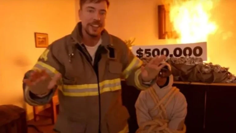 MrBeast στο στόχαστρο: Επικίνδυνη πρόκληση με κασκαντέρ σε φλεγόμενο σπίτι για μισό εκατ. δολάρια mr-beast