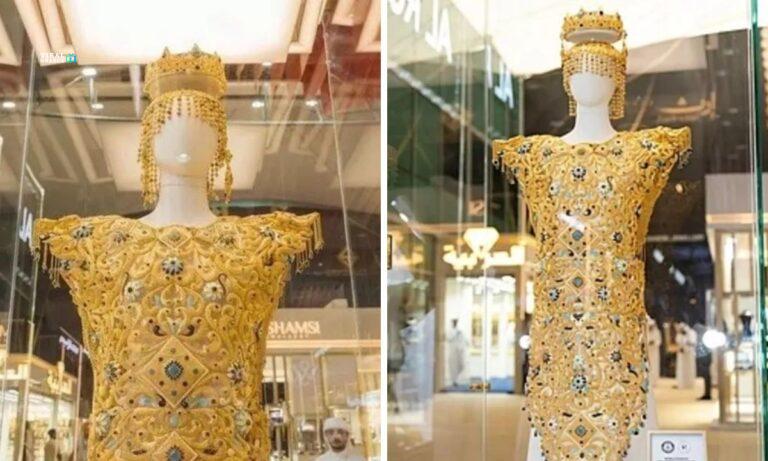 Το πιο ακριβό φόρεμα στον κόσμο κόβει την ανάσα – Ζυγίζει 10 κιλά και κοστίζει… μια περιουσία! 4272e18d-dunyanin-en-pahali-elbisesi-gorucuye-cikti-tam-10-kilo-agirliginda-fiyati-ise-dudak-ucuklatiyor-17600858464789