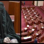 Σάλος στην αυστραλιανή Γερουσία: Η Πολίν Χάνσον μπήκε με μπούρκα και ξεσήκωσε θύελλα αντιδράσεων