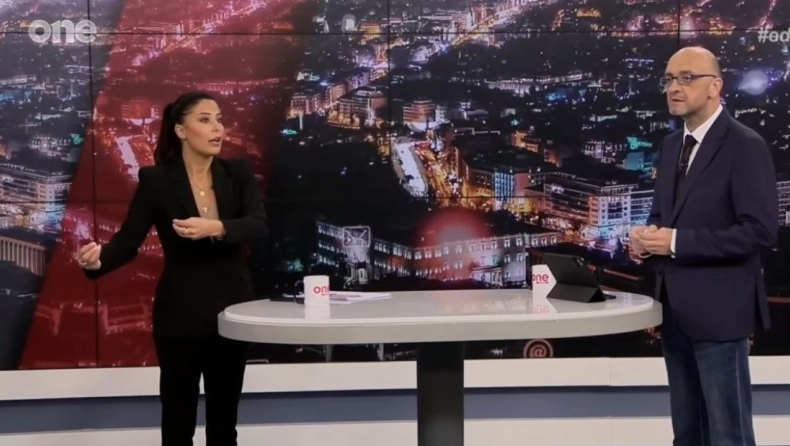 Απρόοπτο on air για την Αφροδίτη Λατινοπούλου — Άγνωστος φώναξε “αυνανιστής” την ώρα της εκπομπής ( VIDEO )