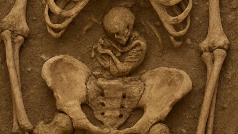 Αρχαιολόγοι εντόπισαν για πρώτη φορά ορμόνες εγκυμοσύνης σε οστά skeletos-paidia