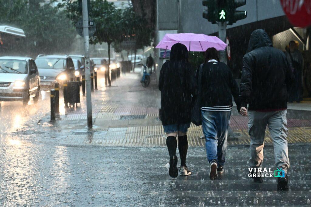 Νέα σοβαρή επιδείνωση του καιρού: Ισχυρές βροχές και καταιγίδες σε μεγάλο μέρος της χώρας