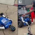 Κάιρι Ίρβινγκ vs ρομπότ: Το viral στιγμιότυπο έξω από το γήπεδο των Μάβερικς ( VIDEO )