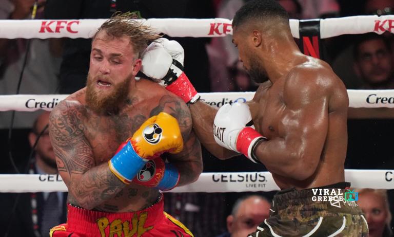 Τζόσουα – Τζέικ Πολ: Νοκ άουτ στον 6ο γύρο και σπασμένο σαγόνι για τον YouTuber AA1SICXL.img