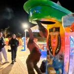 Νέα viral στιγμή για τον Ευτύχη Μπλέτσα: Από τη «μπουνιά» του λούνα παρκ… στο έδαφος με χαμόγελο ( VIDEO )