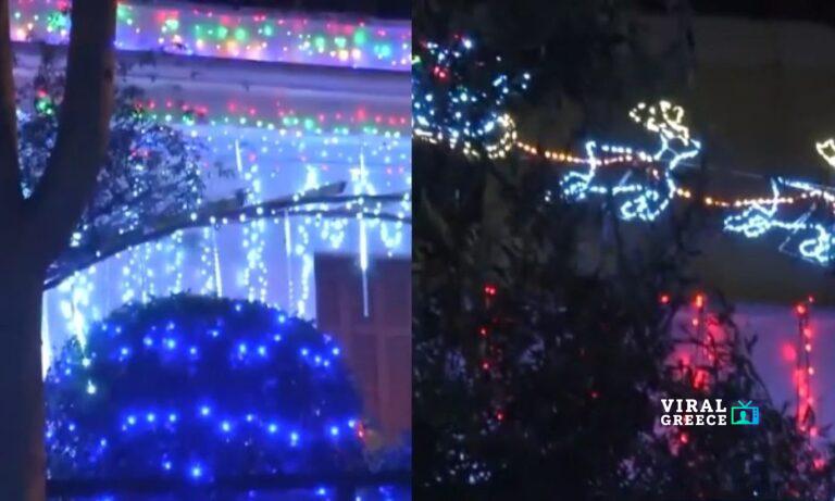 Το σπίτι στο Χαλάνδρι που «λάμπει» κάθε Χριστούγεννα – 20.000 λαμπιόνια φωτίζουν τη γειτονιά ebba7b97-xalandri