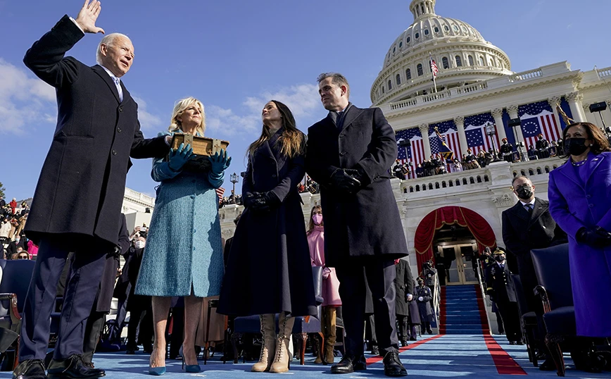 Σαν σήμερα, 20 Ιανουαρίου 2021: Ο Τζο Μπάιντεν ορκίζεται επίσημα ως ο 46ος πρόεδρος των ΗΠΑ AP_21020614828389.jpg