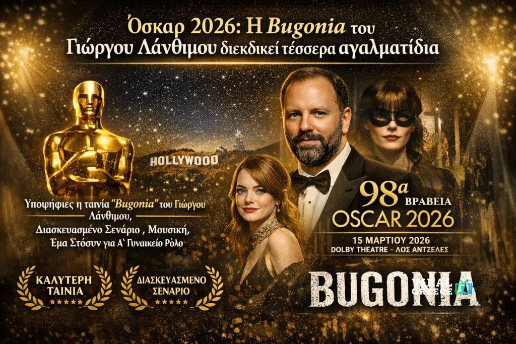 Όσκαρ 2026: Ανακοινώθηκαν οι υποψηφιότητες – Τέσσερις διακρίσεις για τη «Bugonia» του Γιώργου Λάνθιμου (video) ChatGPT Image Jan 22 2026 04 17 49 PM