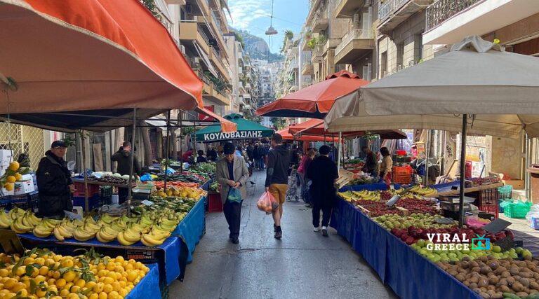 Σε συμφωνία κατέληξαν Θεοδωρικάκος και πωλητές λαϊκών αγορών caption