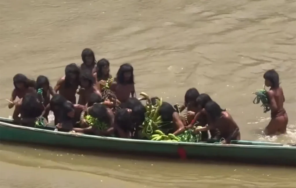 Βίντεο–σοκ από τον Αμαζόνιο: Απομονωμένη φυλή βγαίνει μέσα από «σύννεφο» πεταλούδων