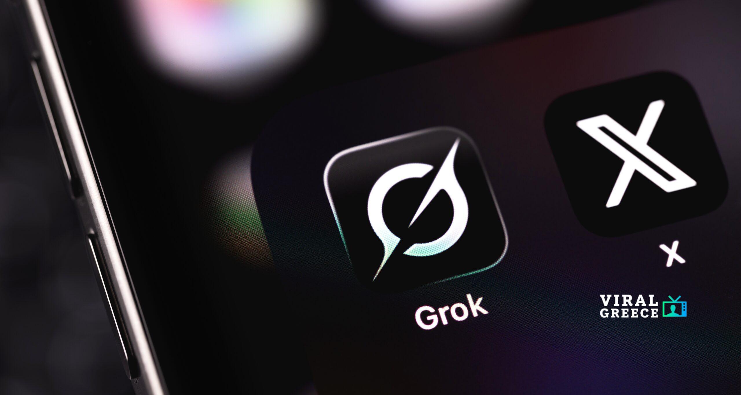Η σκοτεινή πλευρά του Grok: μαζικά σεξουαλικά deepfakes και διεθνείς αντιδράσεις Grok,And,X,Mobile,Icon,App,On,A,Screen,Smartphone.
