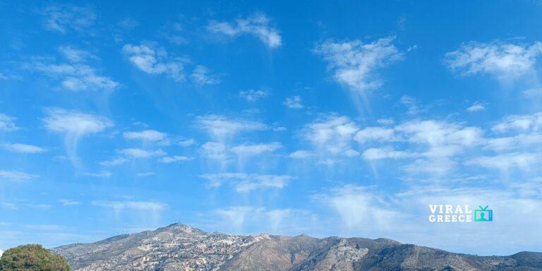 Σύννεφα με… ουρές πάνω από την Αττική: Το σπάνιο φαινόμενο που εντυπωσίασε τον ουρανό synefa-meteo-1