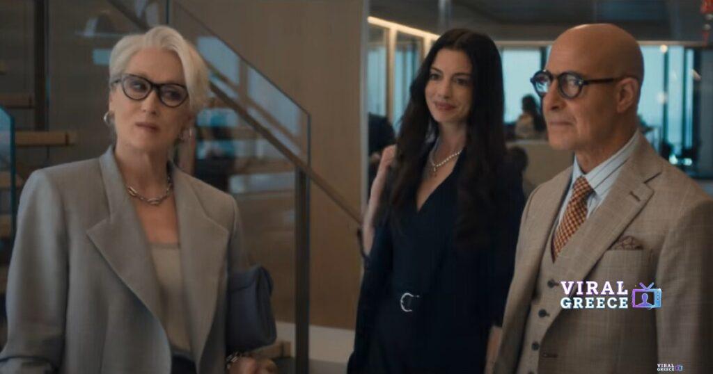Devil wears Prada 2 Meryl Streep Anne Hathaway Stanley Tucci Viral Greece