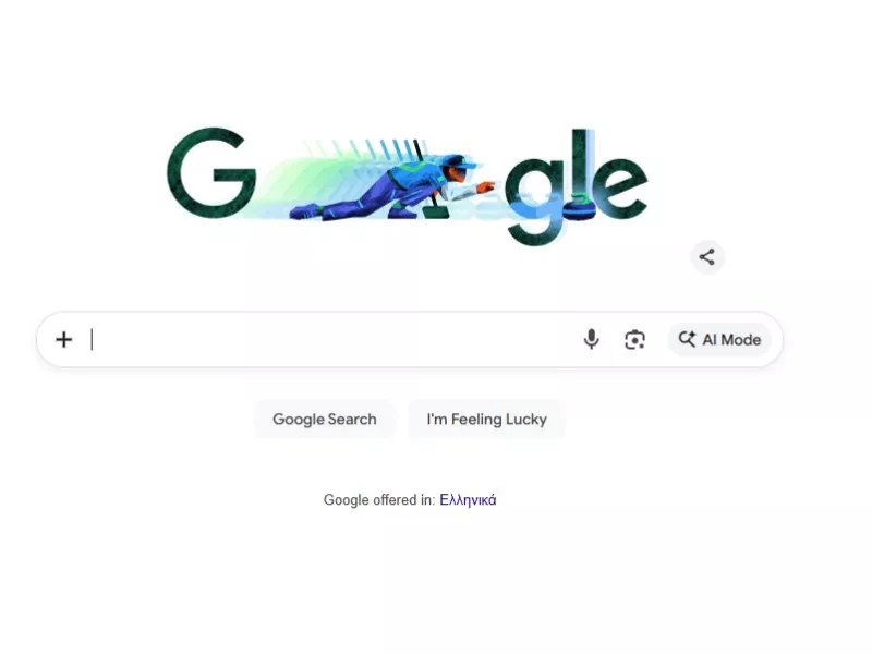 Google Doodle για το κέρλινγκ ενόψει των Χειμερινών Ολυμπιακών Αγώνων Μιλάνο-Κορτίνα 2026 doodle.jpg 1