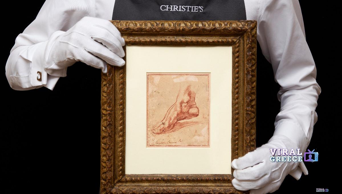 Άγνωστο σκίτσο του Μιχαήλ Άγγελου αποκαλύφθηκε και πωλήθηκε για 27,2 εκατ. δολάρια στη Νέα Υόρκη mixail-aggelos-podi