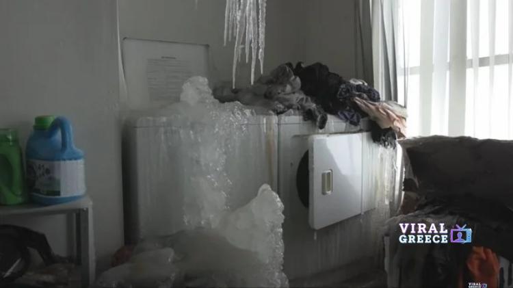 Κεμπέκ: Όταν η «οικονομία» στη θέρμανση μετατρέπει ένα σπίτι σε... παγοδρόμιο (video) pagose spiti canadas