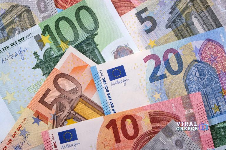 Various different Euros background
