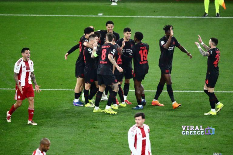 Λεβερκούζεν – Ολυμπιακός: 2-0 στο «Γ. Καραϊσκάκης» λεβερκουζεν ολυμπιακος