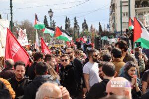 «Όχι» στον πόλεμο, «όχι» στον ρατσισμό: Μαζικές διαδηλώσεις σε όλη την Ελλάδα