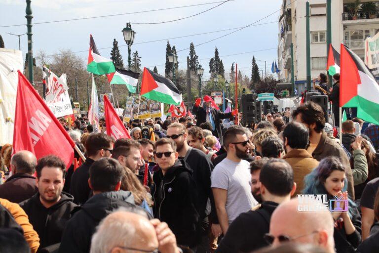 «Όχι» στον πόλεμο, «όχι» στον ρατσισμό: Μαζικές διαδηλώσεις σε όλη την Ελλάδα 661411246_1380016287494476_2247159255202123026_n