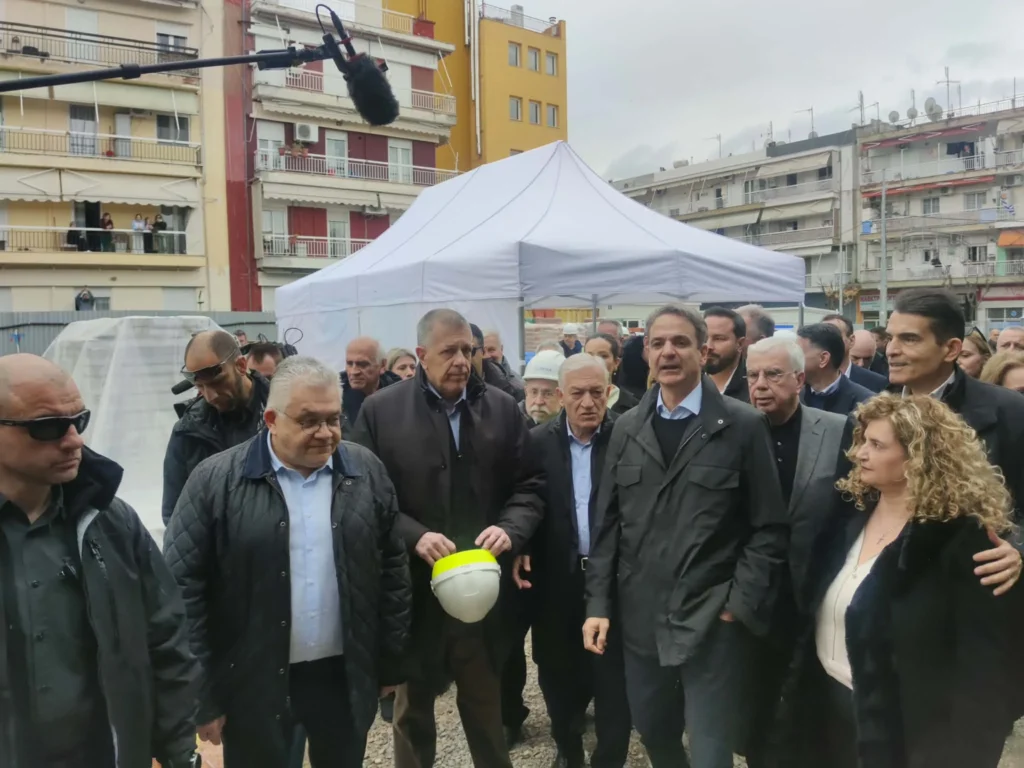 Επίσκεψη Πρωθυπουργού στον χώρο ανέγερσης του 5ου Δημοτικού Αμπελοκήπων