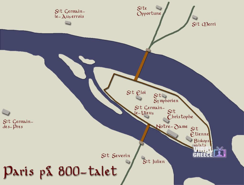 Paris in 9th century