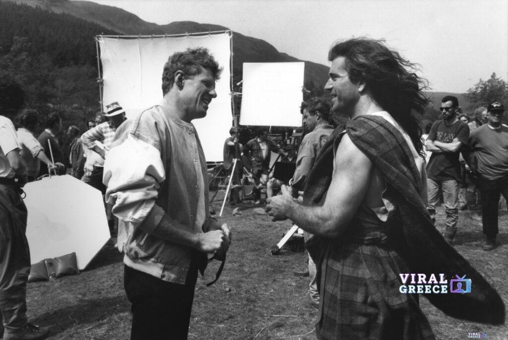 Scott Neeson on the set of Braveheart 1995