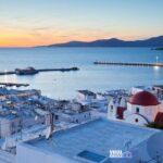View of Mykonos town and Tinos island in the distance Greece 1 1024x540 Viral Greece