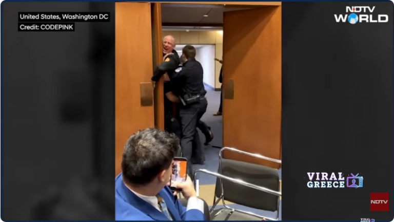 ΗΠΑ: Βετεράνος πεζοναύτης παρεμβαίνει σε ακρόαση της Γερουσίας κατά του πολέμου στο Ιράν usa