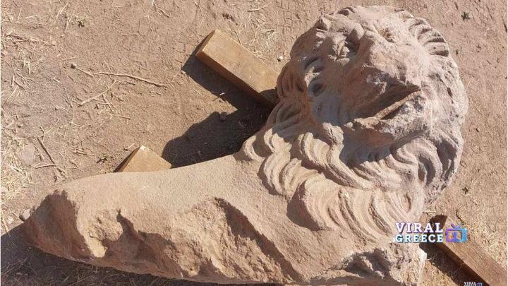 Σημαντικά ευρήματα στους Φιλίππους το καλοκαίρι του 2025 – Μαρμάρινος λέοντας και λατινικές επιγραφές στο φως της ανασκαφής w01-124401.