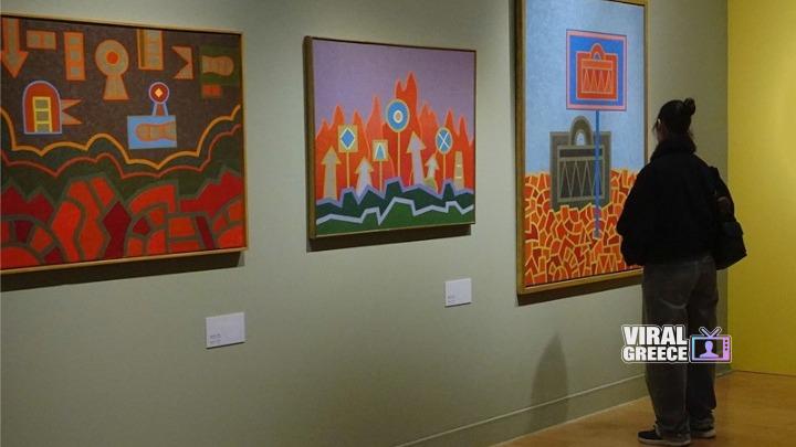 Αλέξης Ακριθάκης: "Μία γραμμή κύμα" στο Μουσείο Μπενάκη w28-820421