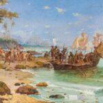 1920px Desembarque de Pedro Álvares Cabral em Porto Seguro em 1500 by Oscar Pereira da Silva 18651939 Viral Greece